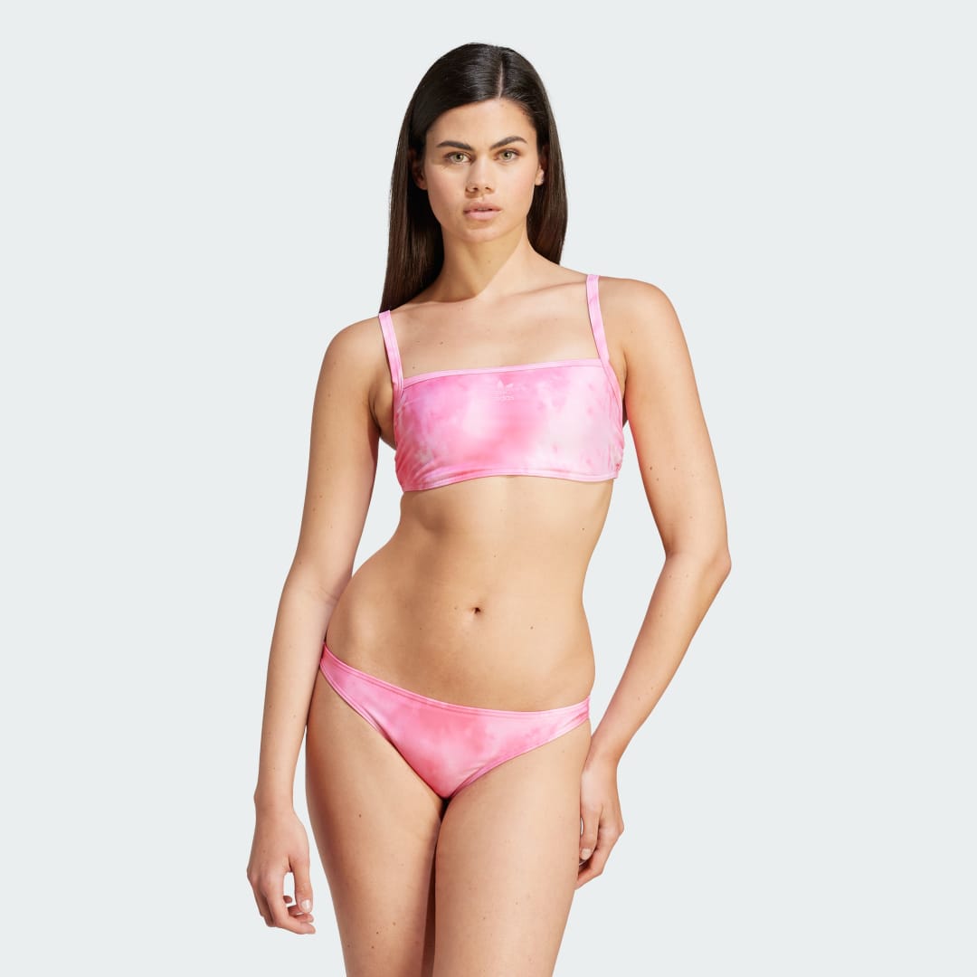 Badetøj adidas Originals Bikiny Hills Hiker Allover-Print Lyserød | IM1150, 1