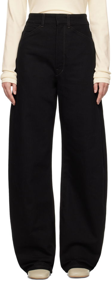 Jeans LEMAIRE LEMAIRE High Waisted Curve Pants Sort | PA1052 LD1000, 0