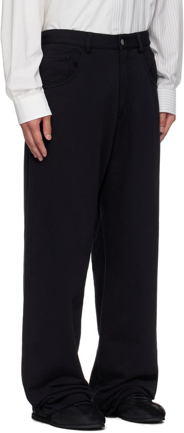 Bukser Maison Margiela MM6 Maison Margiela Cotton Sweatpant Trousers Sort | SH0KA0056 M25014, 1