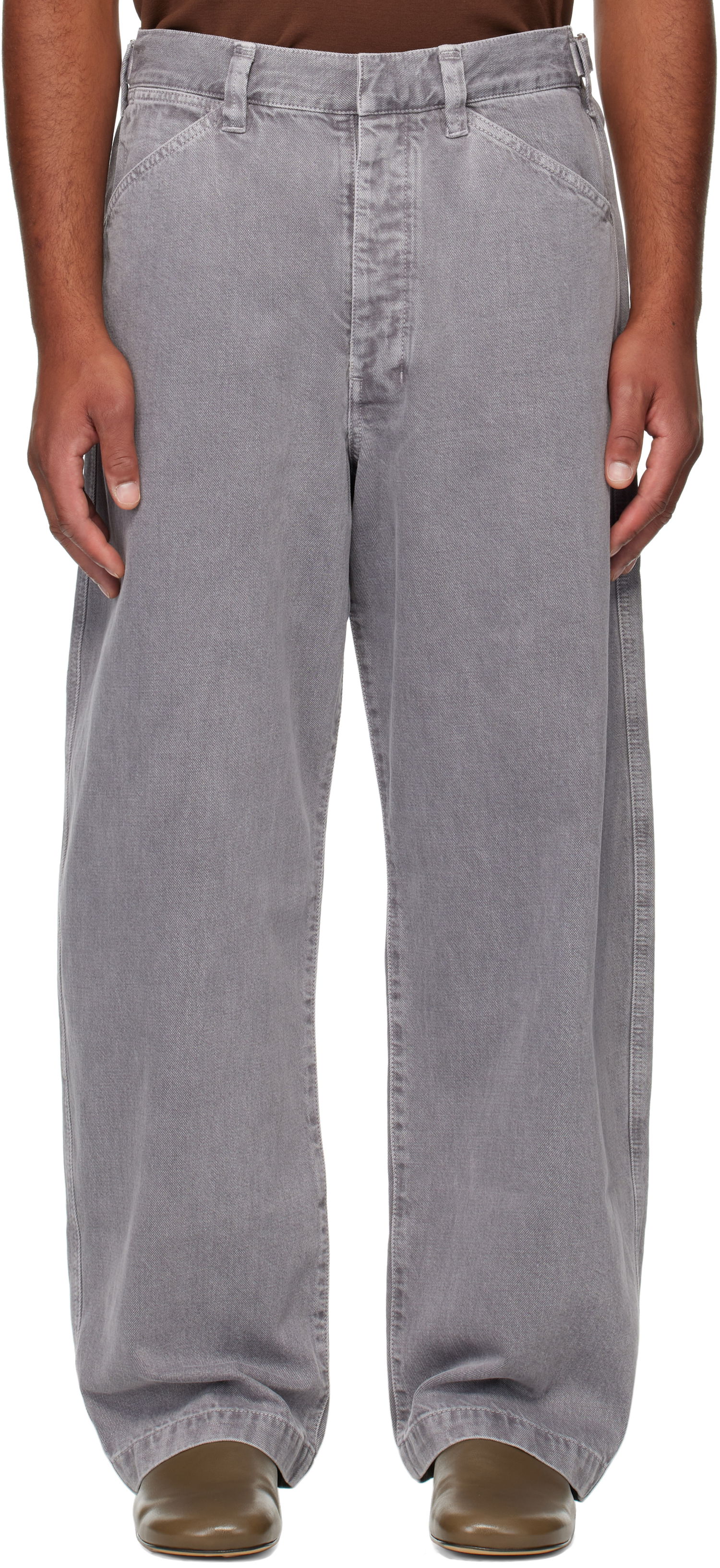 Jeans LEMAIRE Lemaire Maxi Workwear Jeans Grå | PA1244 LD1062, 0