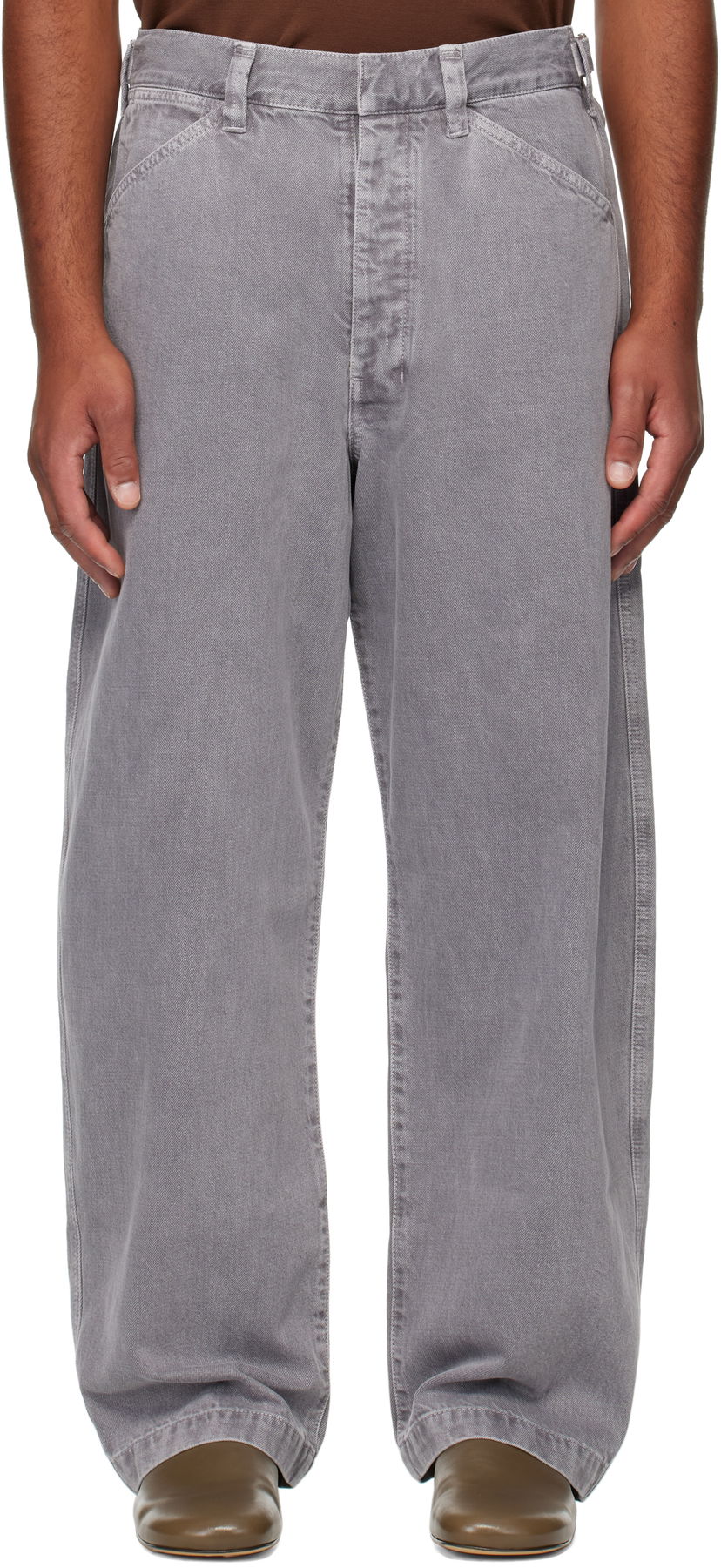 Jeans LEMAIRE Lemaire Maxi Workwear Jeans Grå | PA1244 LD1062