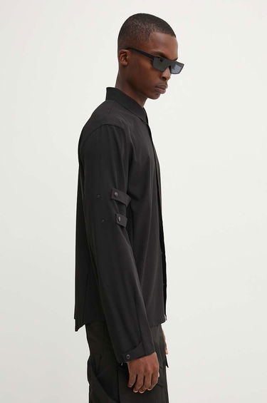 Skjorte HELIOT EMIL Regular Fit Shirt With Classic Collar Sort | PREAW24.M.05.053.BLK01, 3