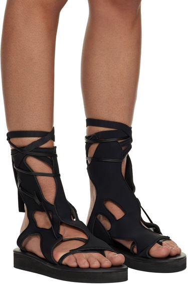 Tilbehør Ottolinger Ottolinger Strappy Flat Sandals Sort | 3100403, 3
