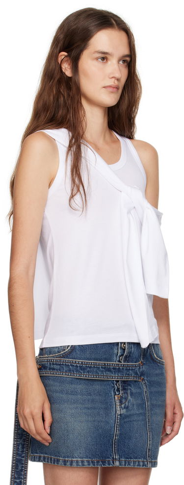 Tanktop Coperni Coperni Knotted Jersey Tank Top Sort | COPJS161F5009, 4