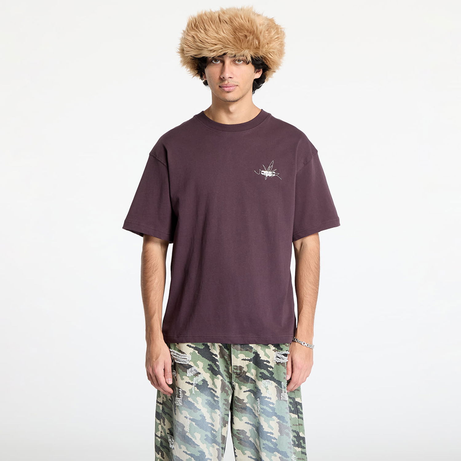 T-shirt Footshop FTSHP Everyday T-Shirt Lilla | FTSHP_447, 0