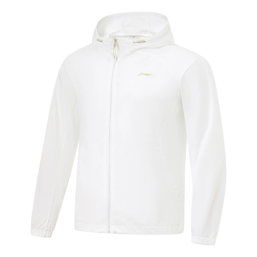 Vindjakke Li-Ning Training Waterproof Hooded Jacket Hvid | AFDT195-2
