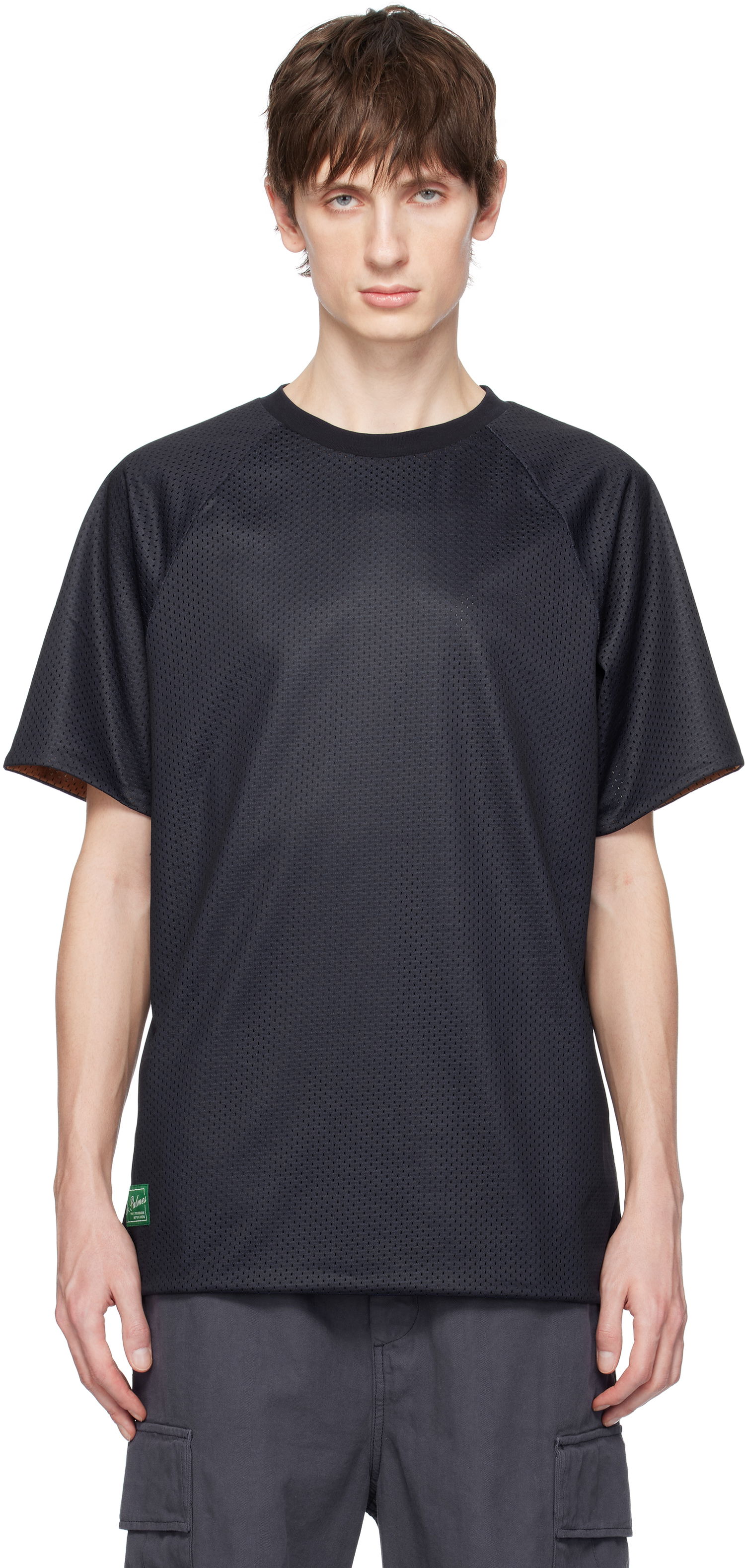T-shirt Palmes Palmes Mesh Double Reversible T-Shirt Sort | P10-0043-660, 0
