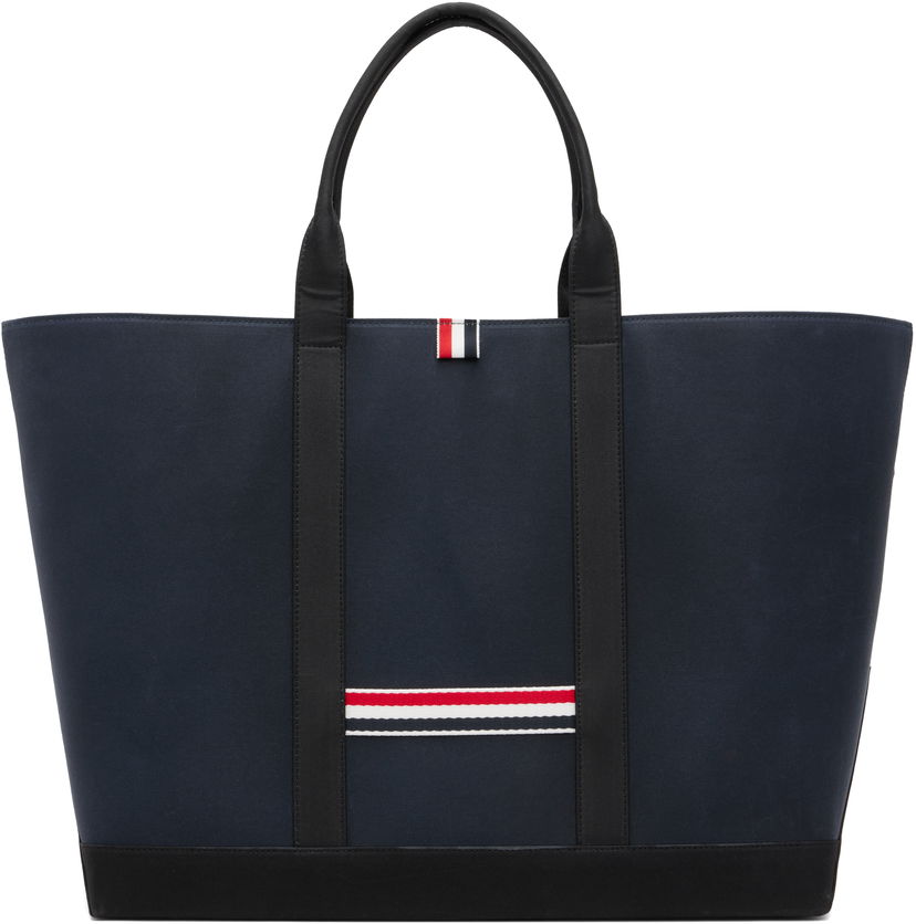 Mulepose Thom Browne Thom Browne Medium Drawstring Tool Tote Mørkeblå | UAG231A-F0927