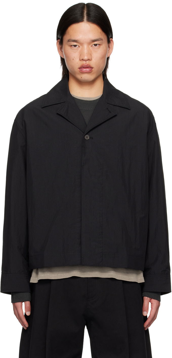 Jakke Studio Nicholson Studio Nicholson Rick Jacket Sort | RICK SNM - 1191
