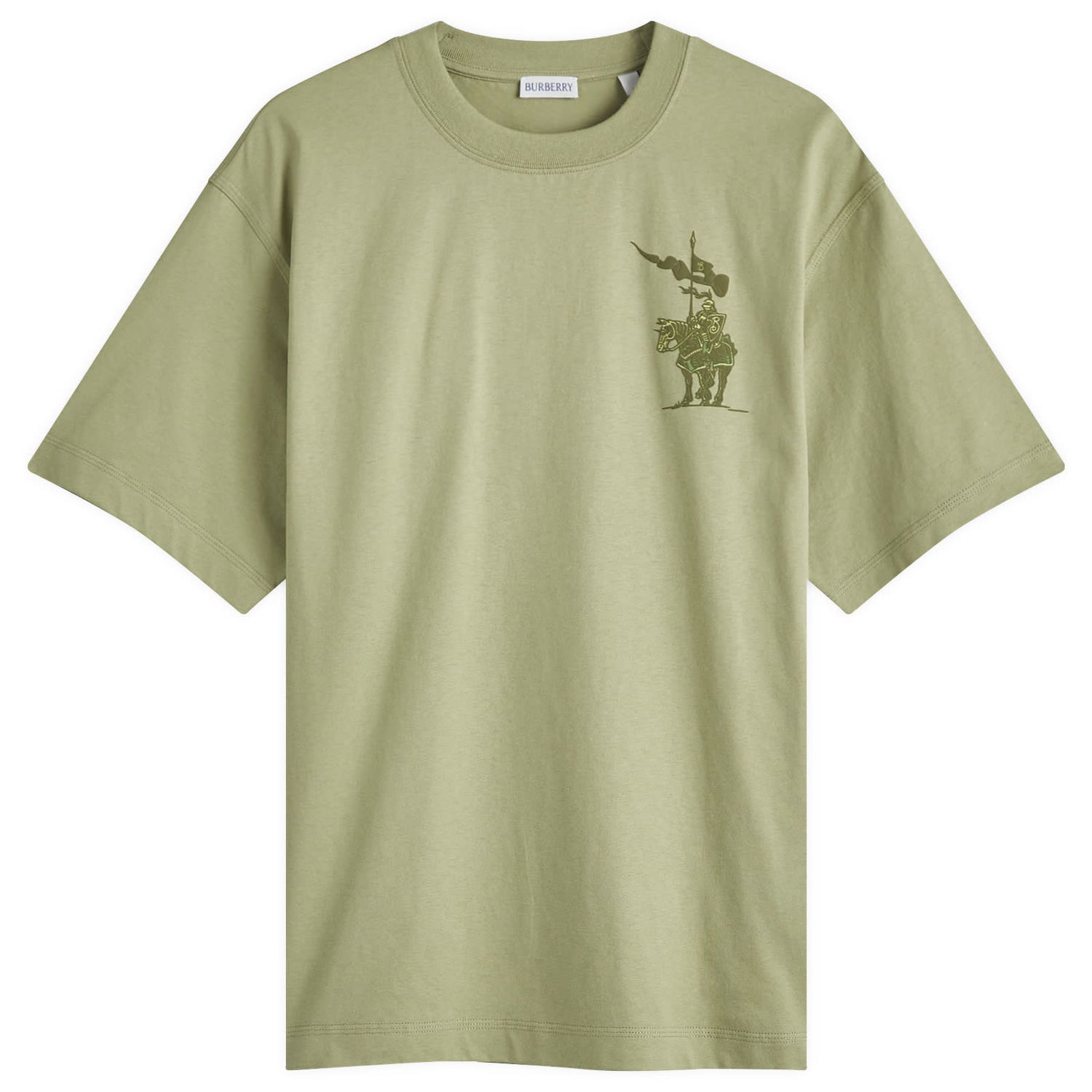 T-shirt Burberry Knight Logo Graphic T-Shirt Grøn | 8102450-C1744, 1