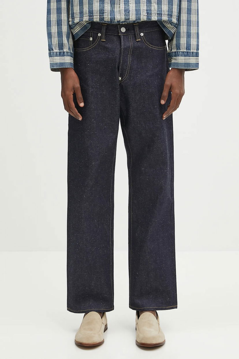 Jeans Human Made Human Made Straight Denim Pants Past Blå | HM29PT001