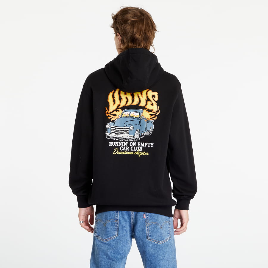 Sweatshirt Vans Hot Rod Zip Hood Black Sort | VN0008H9BLK1, 1