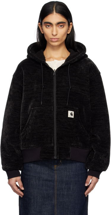 Sweatshirt Carhartt WIP Fleece Lined Hoodie Sort | I033905 89XX, 0