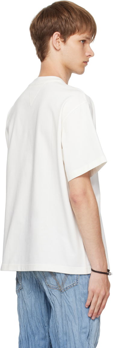 T-shirt Bottega Veneta Bottega Veneta Pima Cotton Jersey T-Shirt with Pocket Hvid | 838924V4N509071, 2