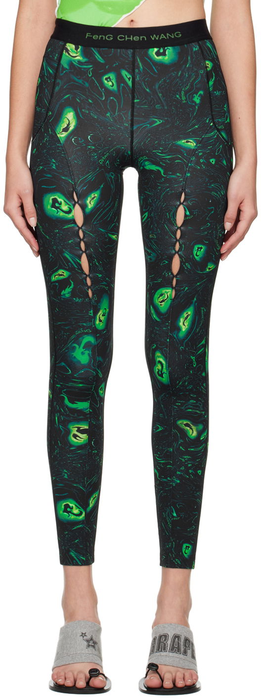 Leggings Feng Chen Wang Feng Chen Wang Phoenix Sport Leggings Grøn | FWF14LG01