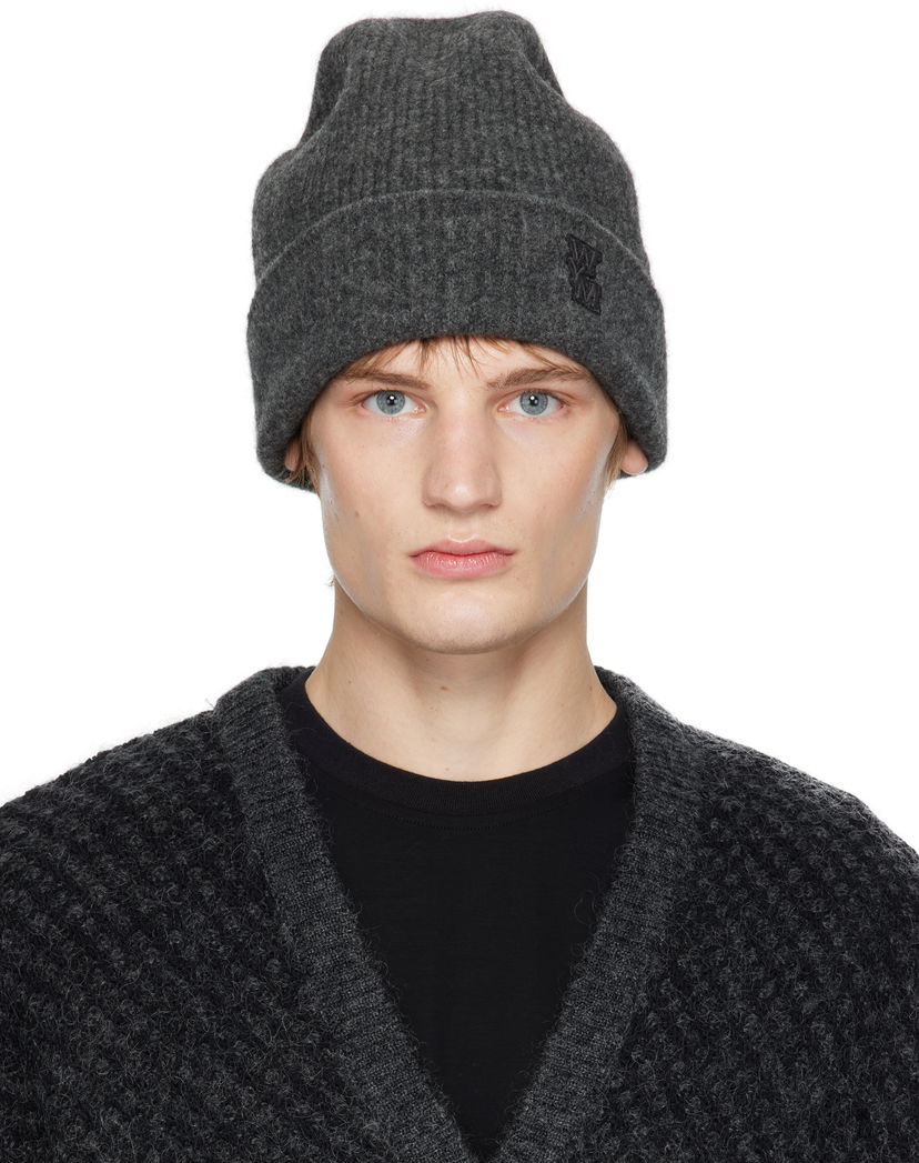 Beanie WOOYOUNGMI WOOYOUNGMI Knit Beanie Grå | W243KN31