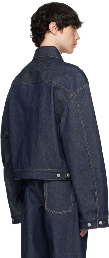 Jakke Acne Studios Blue Patch Pocket Denim Jacket Blå | C90182-, 2