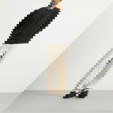 Sweatshirt Manastash Grid Fleece Crew Sweatshirt Sort | 7925230001-010, 4