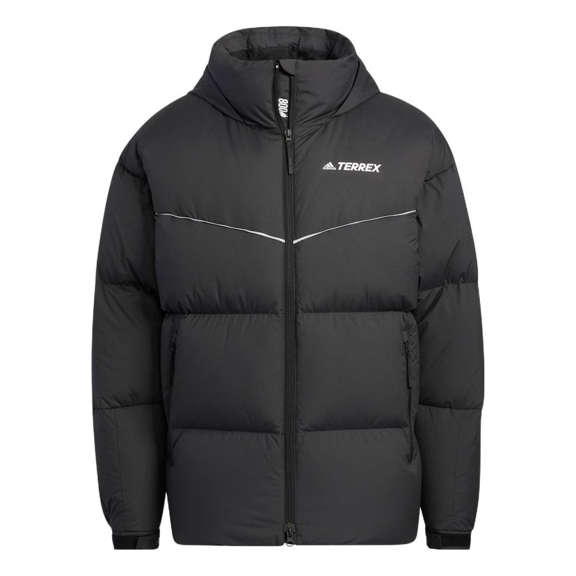 Puffer jakke adidas Performance Terrex Puff Graphic Down Jacket Sort | HN2009