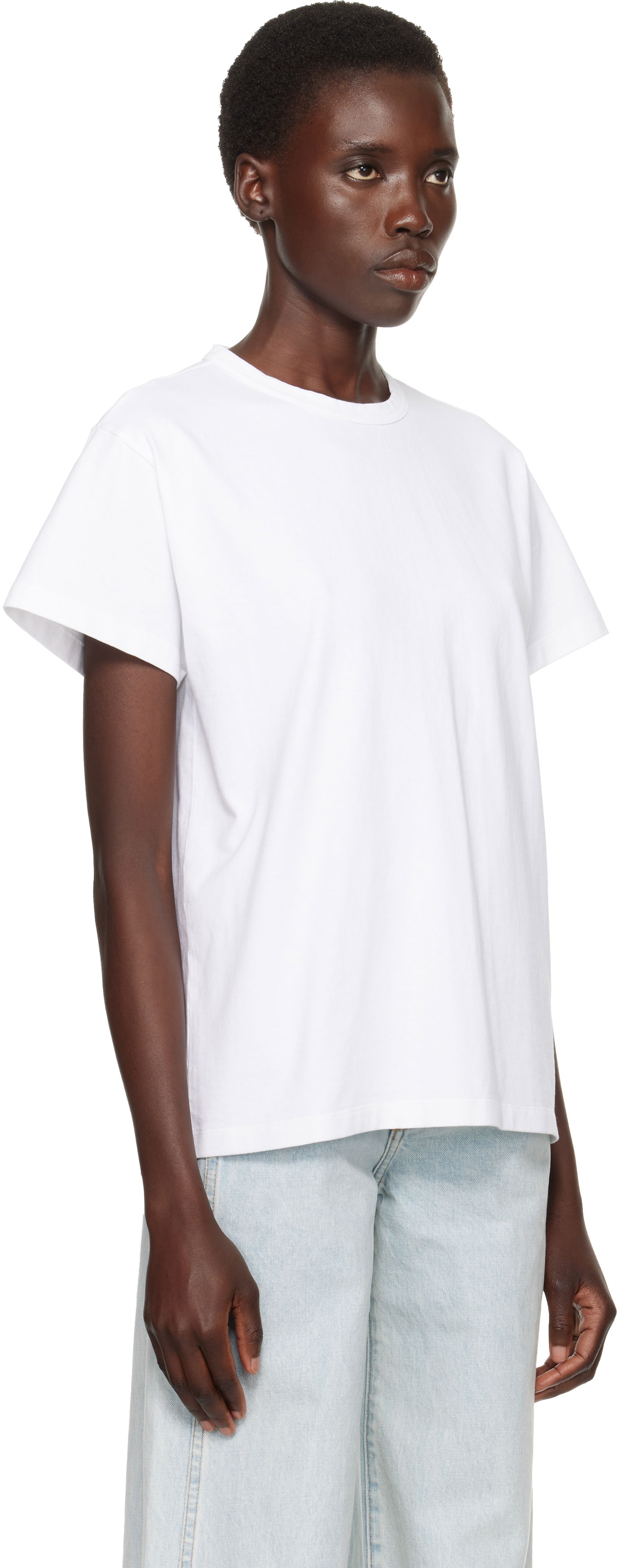 T-shirt Khaite KHAITE Maeve T-Shirt Hvid | 2386197, 1