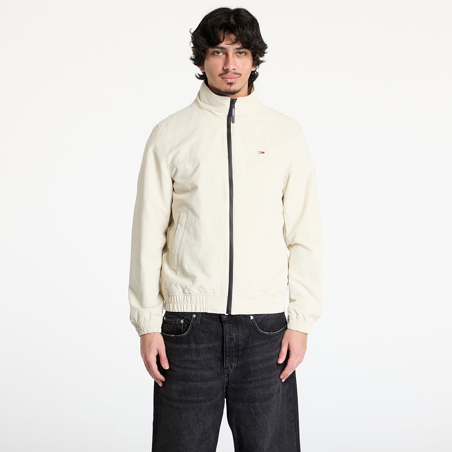 Vindjakke Tommy Hilfiger Tommy Jeans Essential Casual Bomber Jacket Beige | DM0DM15382 ACG, 0