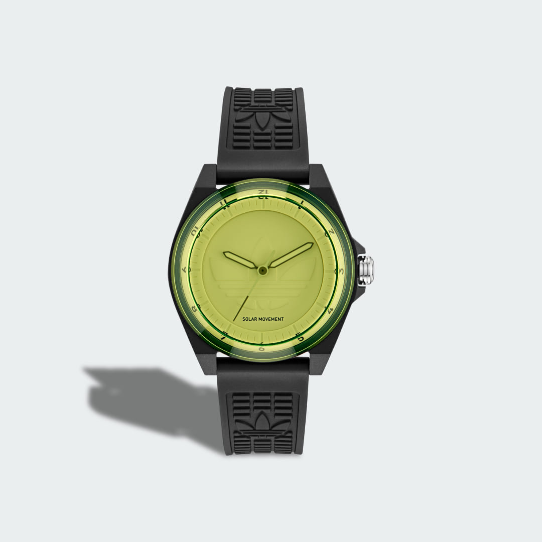 Ur adidas Performance PROJECT FOUR SOLAR R Watch with Solar Movement Grøn | KK6337, 0
