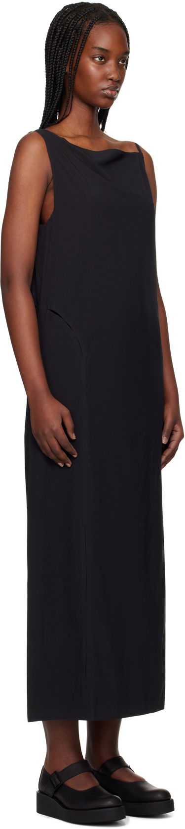 Kjole Y-3 Y-3 Slit Maxi Dress Sort | JD1474, 1