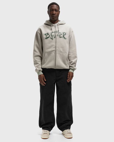 Sweatshirt Butter Goods Eruption Zip-Thru Hoodie Beige | P25142, 2