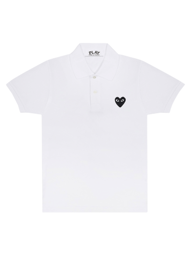 Polo skjorte Comme des Garçons PLAY Polo T-Shirt Hvid | AZ T066 051 2
