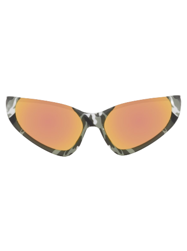 Solbriller Balenciaga Cat-Eye Camo Sunglasses Grå | BB0202S-004