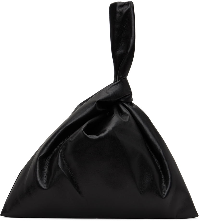 Håndtaske Nanushka Jen Large Alt-Leather Clutch Sort | NW23CRBG02399