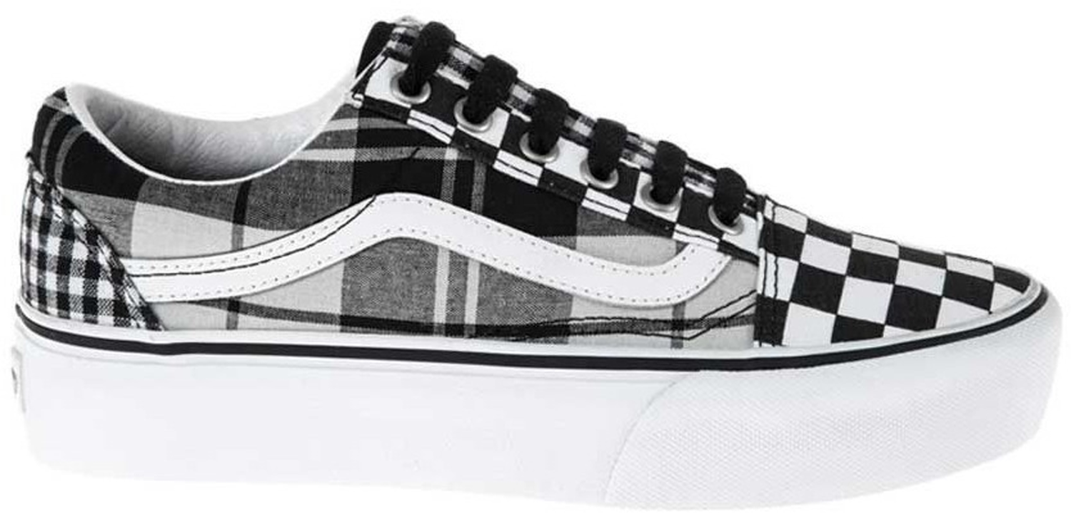 Sneakers og sko Vans Old Skool Platform Plaid Checkerboard W Sort | VN0A3B3UVYD, 0