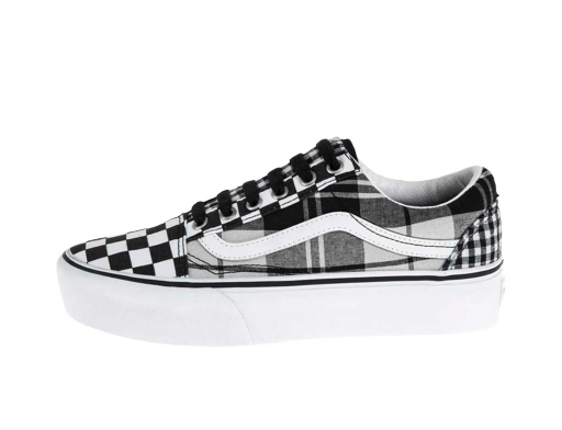Sneakers og sko Vans Old Skool Platform Plaid Checkerboard W Sort | VN0A3B3UVYD
