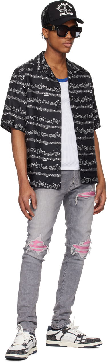 Sneakers og sko AMIRI MA Quad Skel Top Low Hvid | AMFOSR1096, 4