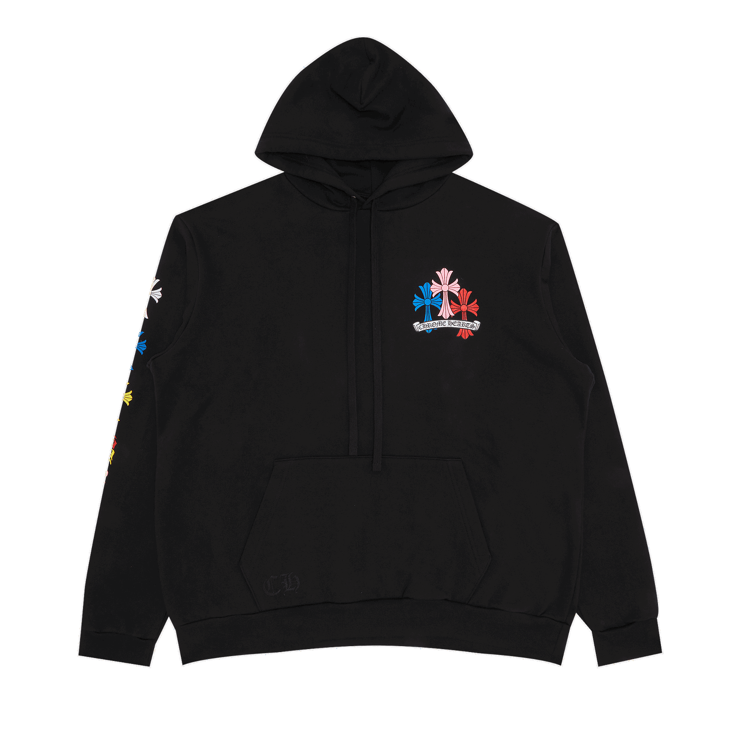 Sweatshirt Chrome Hearts Cross Hoodie Sort | 1383 100000106CH BKMC, 0