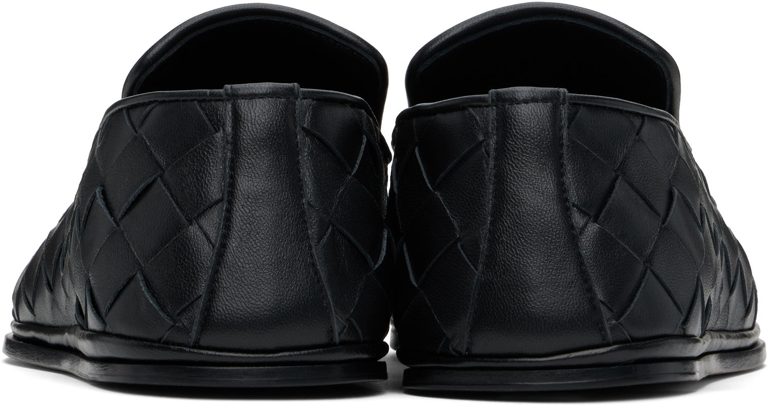Tøj Bottega Veneta Bottega Veneta Intrecciato Leather Slippers Sort | 819500V55V01000, 1