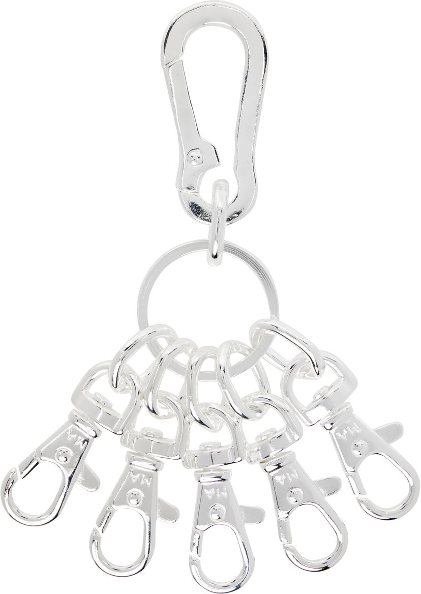 Nøgleringe MARTINE ALI Martine Ali Silver-Tone Twyla Keychain Metalisk | MASS25001-HS