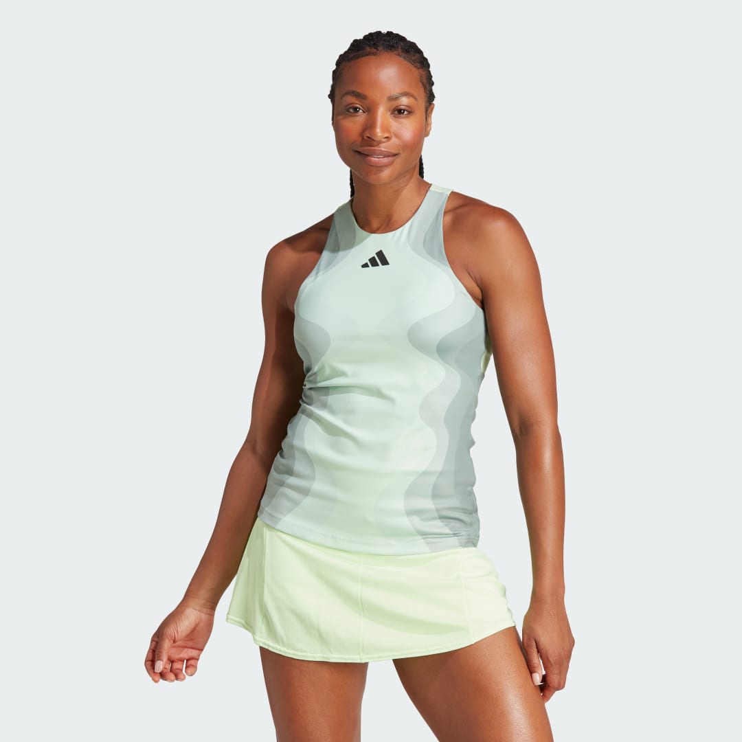 Tanktop adidas Performance HEAT.RDY Pro Y-Tank Top Grøn | IL7361, 0