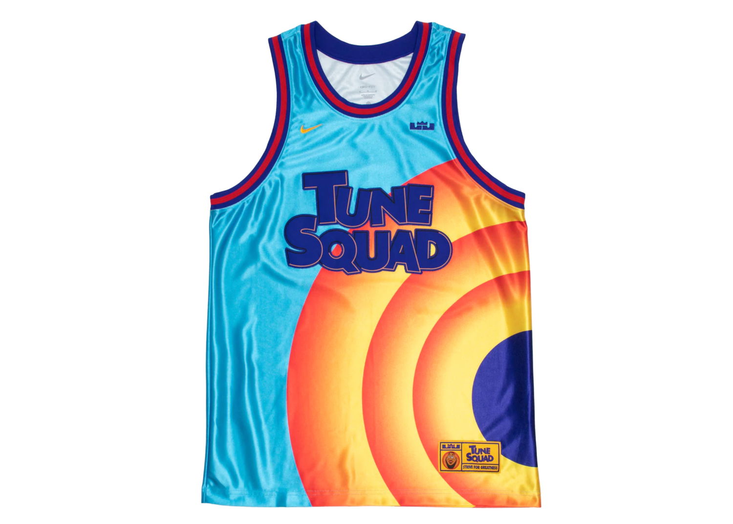 Jersey Nike LeBron x Space Jam Tune Squad Jersey Light Blue Fury Flerfarvet | DJ3865-434, 0