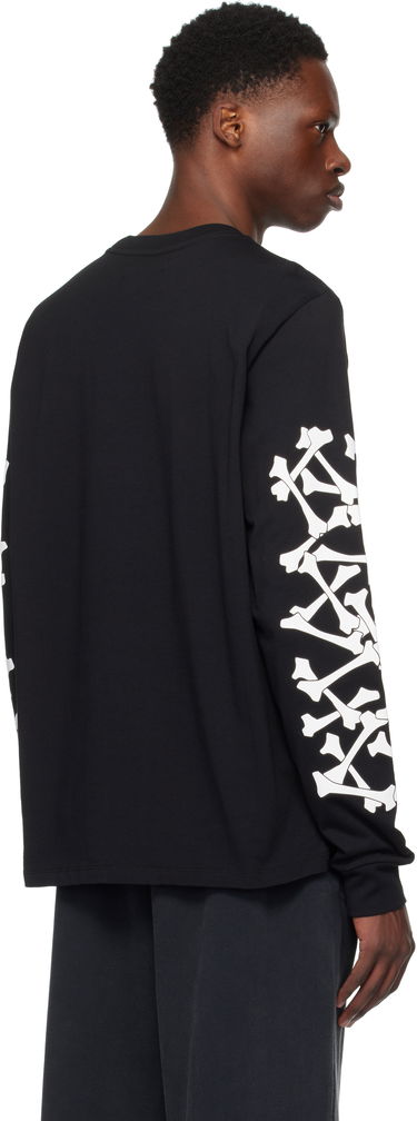 T-shirt AMIRI Stacked Bones Graphic Long Sleeve T-Shirt Grå | AMJYTE1076, 2