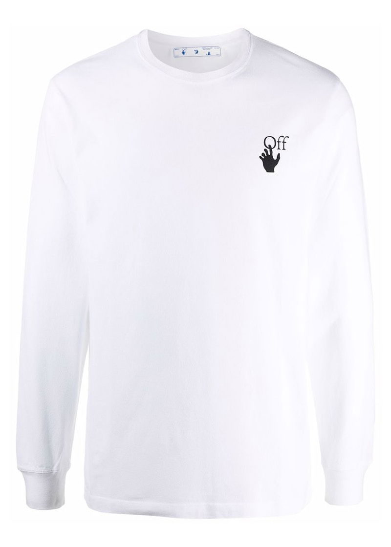 T-shirt Off-White Degrade Arrows Long Sleeve T-Shirt White Hvid | OMAB001F21JER0010110