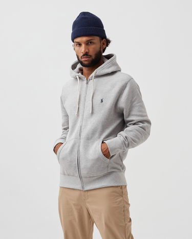 Sweatshirt Polo by Ralph Lauren Long Sleeve Knit Hoodie Grå | 710813297002, 2