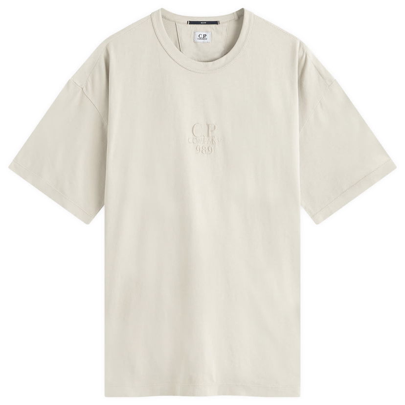 T-shirt C.P. Company 20/1 Logo T-Shirt Beige | CMTS181A-005697G-327
