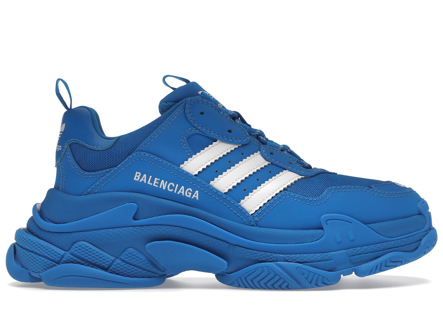 Sneakers og sko Balenciaga adidas x Triple S Blue White Blå | 712821W2ZB24090, 0