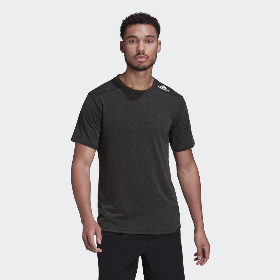T-shirt adidas Originals Designed for Training Sort | HB9204, 0