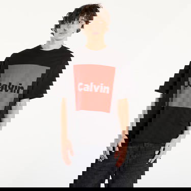 T-shirt CALVIN KLEIN T-shirt Calvin Box Graphic Tee Sort | LV04RD813G UB1, 0