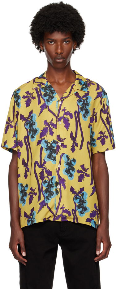Skjorte Paul Smith PS Paul Smith Printed Shirt Gul | M2R-695U-N22101-32, 0