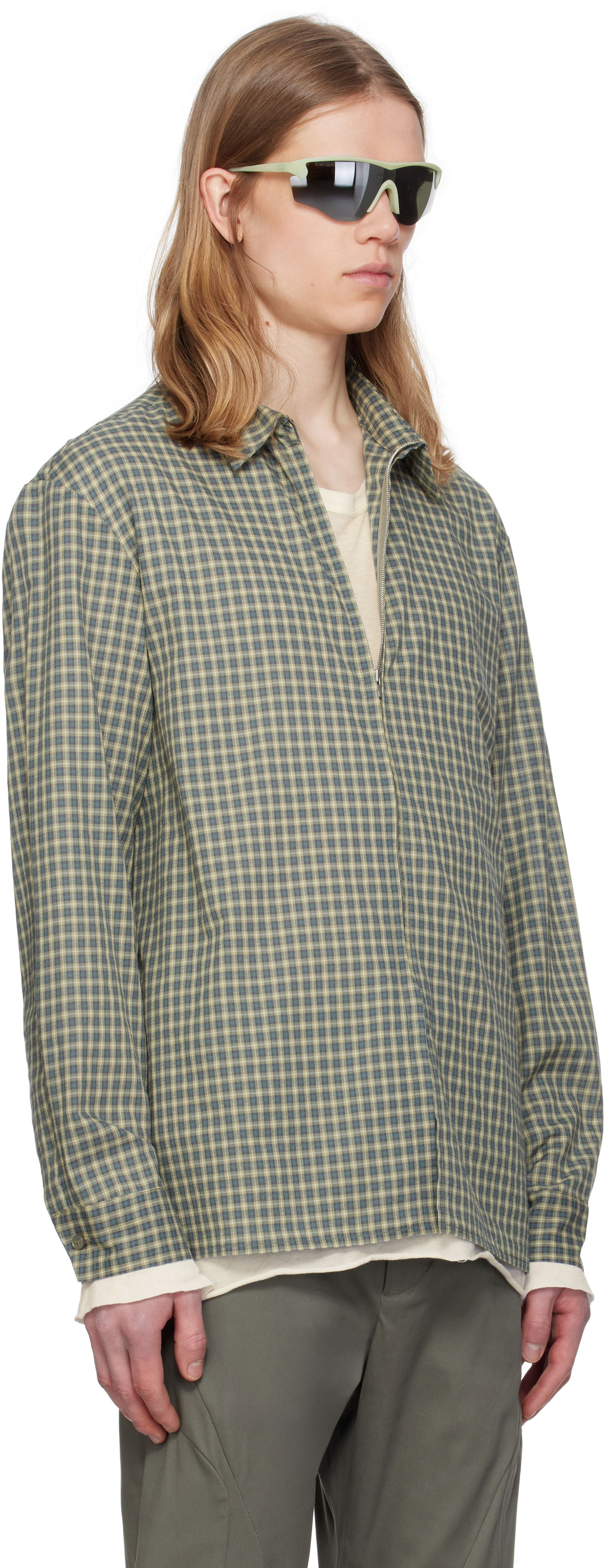 Skjorte Post Archive Faction (PAF) Post Archive Faction (PAF) 8.0 Right Zip-Up Shirt Grøn | 8.0 TSR-G, 1