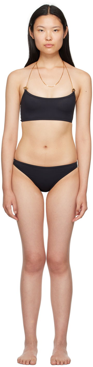 Badetøj Bottega Veneta Chains Bikini Mørkeblå | 752159 V2RN0, 0