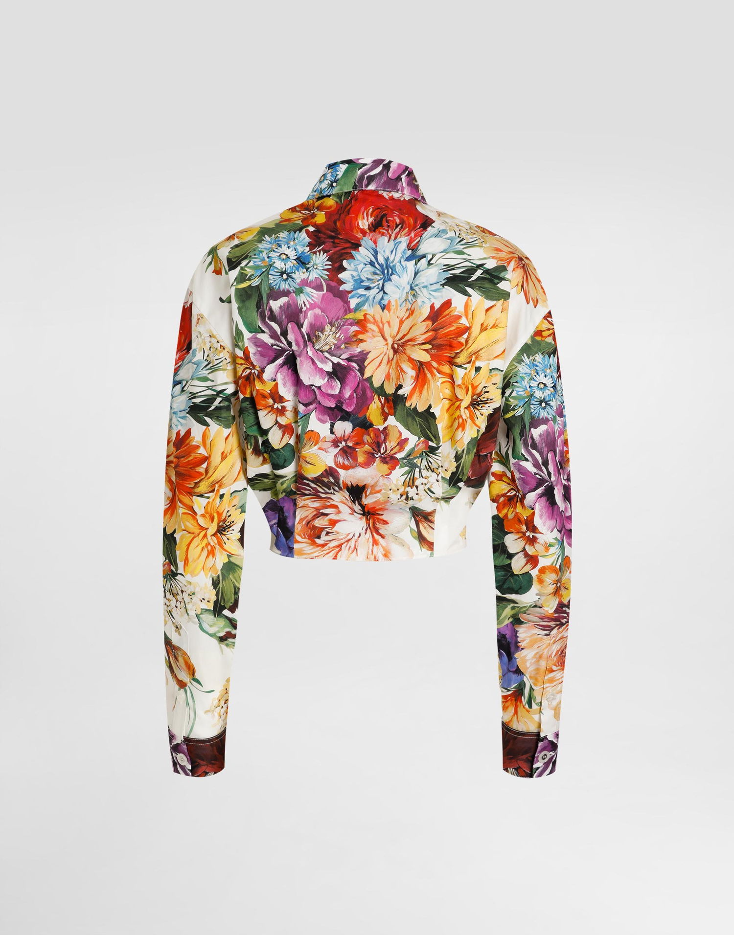 Skjorte Dolce & Gabbana Dolce & Gabbana Flower Bouquet-print Poplin Shirt Flerfarvet | F5P61THS5TRHA5PC, 1